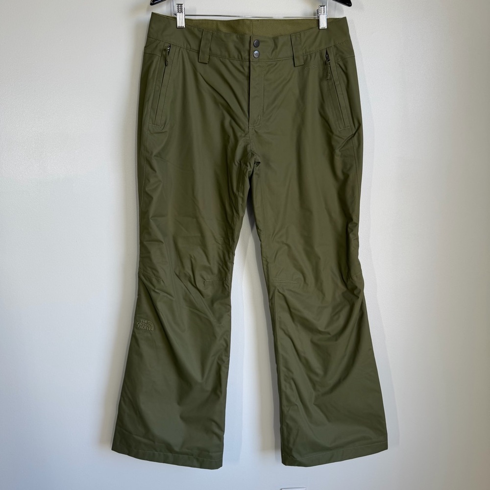The North Face Olive Green insulated ski pants